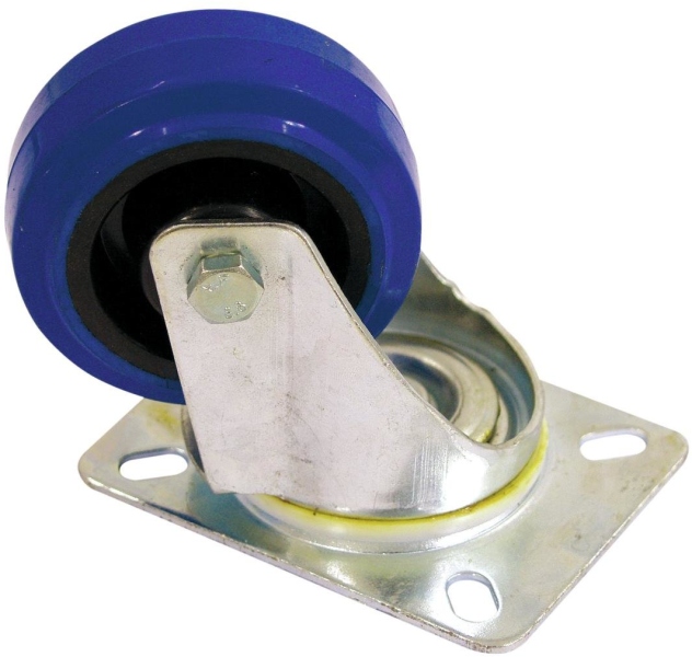 Roadinger Swivel Castor 80mm blue