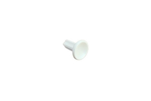 White Concave Bass Button Cap