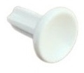 Roland White Concave Bass Button Cap