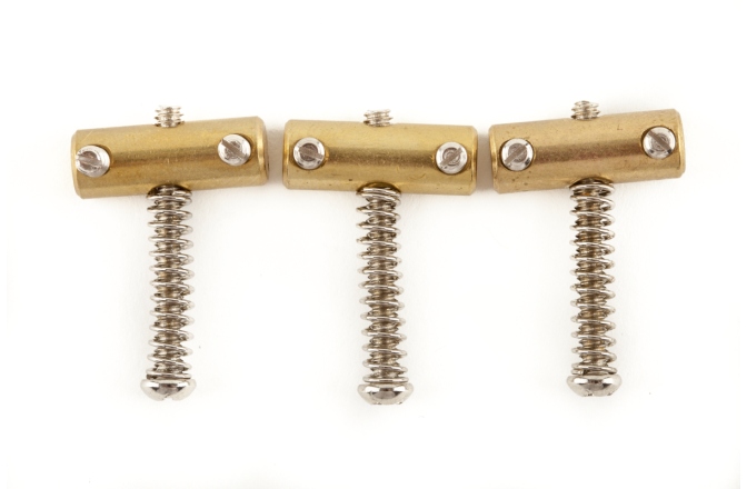 Saboti pentru bridge Fender American Vintage Telecaster Compensated Bridge Saddles Brass