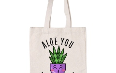 Sacosă No brand Sacosa canvas Aloe You Very Much