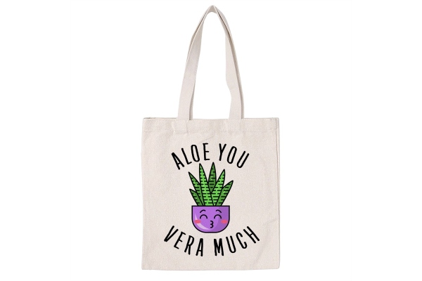 Sacosa canvas Aloe You Very Much