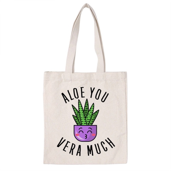 Sacosa canvas Aloe You Very Much