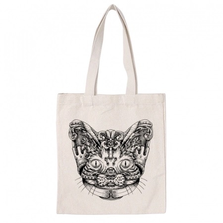Sacosa canvas Steampunk Cat
