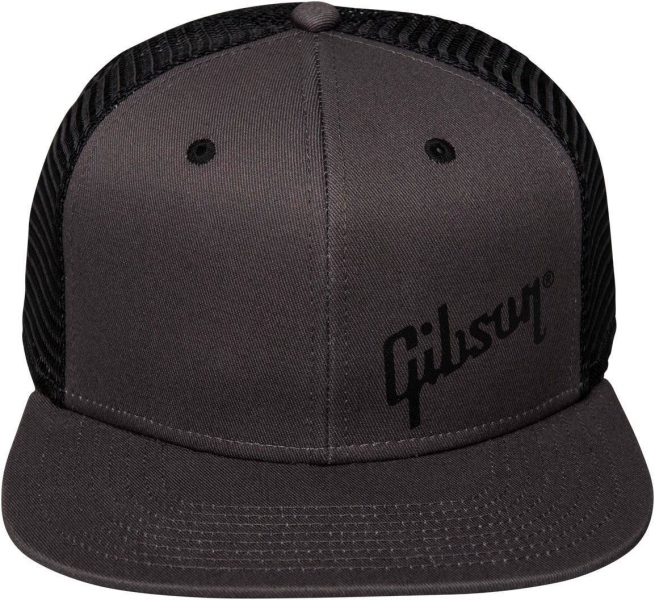 Gibson Charcoal Trucker Snapback cap