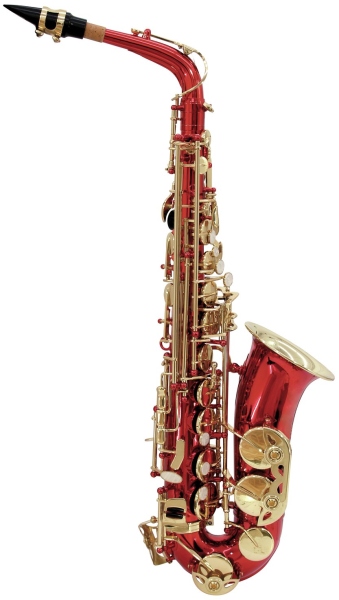 Dimavery SP-30 Saxofon Alto Eb, roșu
