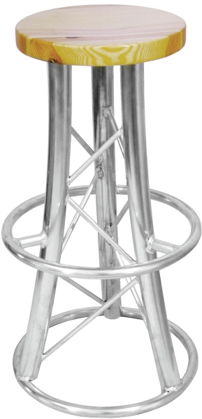 Alutruss Bar Stool, curved