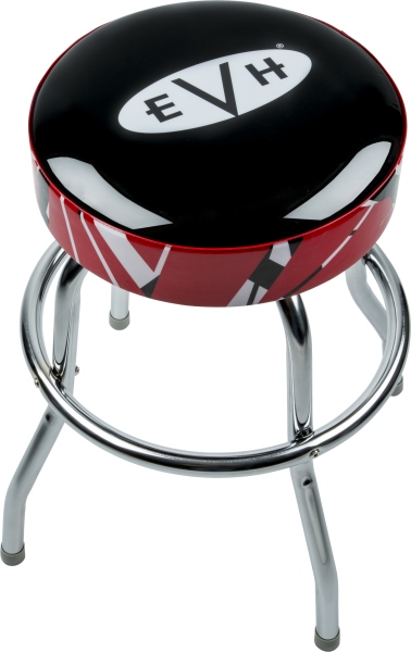 EVH Logo Barstool with Striped Trim 24