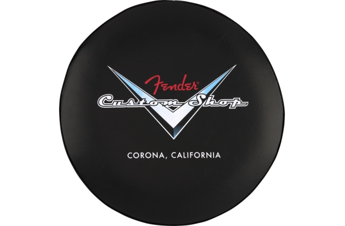 Scaun de Bar Fender Custom Shop Chevron Logo Barstool Black/Chrome 24"