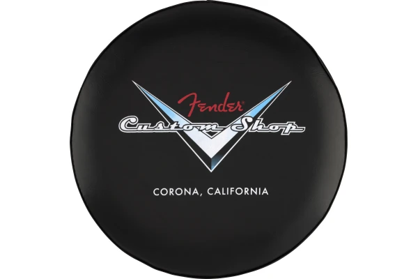 Fender Custom Shop Chevron Logo Barstool Black/Chrome 30