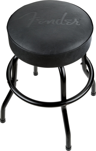 Fender Embossed Black Logo Barstool Black/Black 24