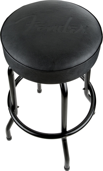 Fender Embossed Black Logo Barstool Black/Black 30