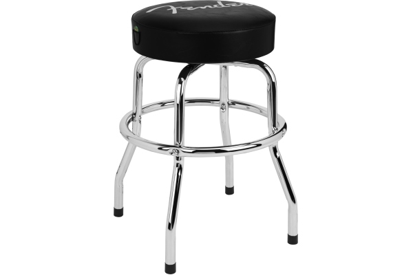 Spaghetti Logo Pick Pouch Barstool Black/Chrome 24 Spaghetti Logo Pick Pouch Barstool Black/Chrome 24