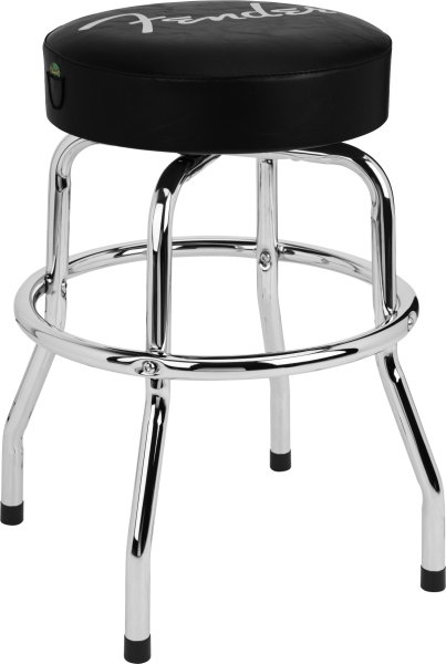 Fender Spaghetti Logo Pick Pouch Barstool Black/Chrome 24