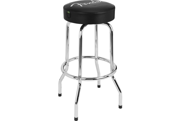 Spaghetti Logo Pick Pouch Barstool Black/Chrome 30 Spaghetti Logo Pick Pouch Barstool Black/Chrome 30