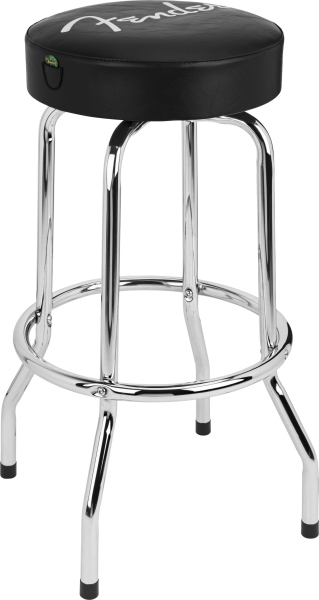 Fender Spaghetti Logo Pick Pouch Barstool Black/Chrome 30