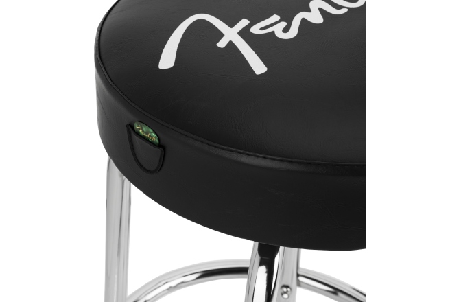 Scaun de Bar Fender Spaghetti Logo Pick Pouch Barstool Black/Chrome 30"