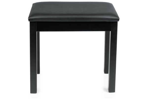 Tradit. Wooden Piano Bench Black