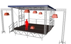 Scenă mobilă Lumex Pultus X36