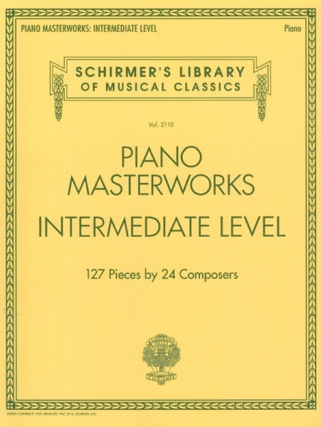 Schirmer's Library Of Musical Classics Volume 2110: Piano Masterworks - Intermediate Level