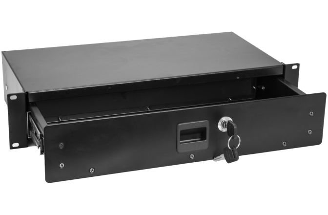 Sertar cu Blocare pentru Rack Omnitronic Rack Drawer 2U Short - With Lock
