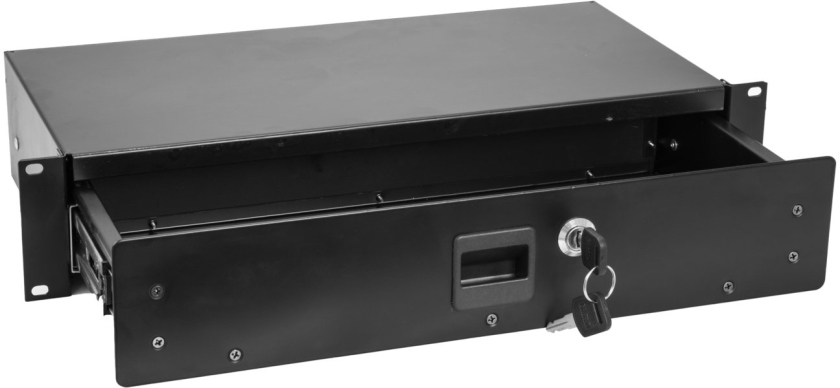Omnitronic Rack Drawer 2U Short - With Lock