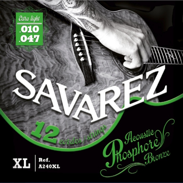 Savarez A240XL Acoustic 12 Strings Extra Light 010 - 047