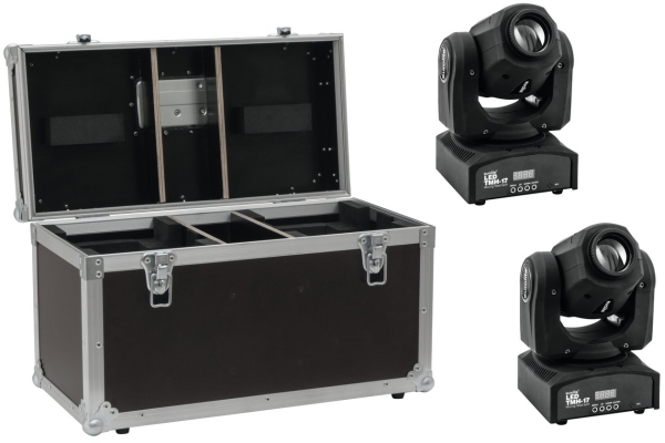 Set 2x LED TMH-17 Spot + Case