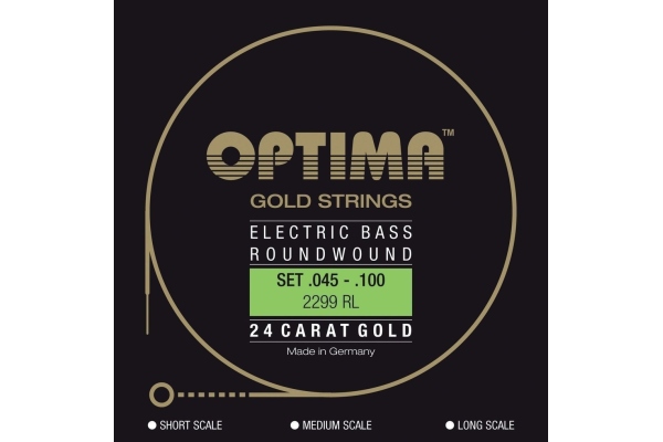 Corzi chitara bas Gold strings round wound Set