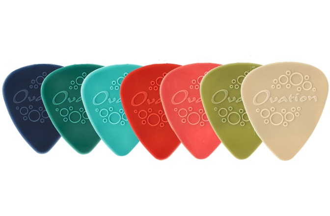 Set 7 pene de chitară Ovation Diamond Picks Nylon Standard 351 Mix Set 7-pack