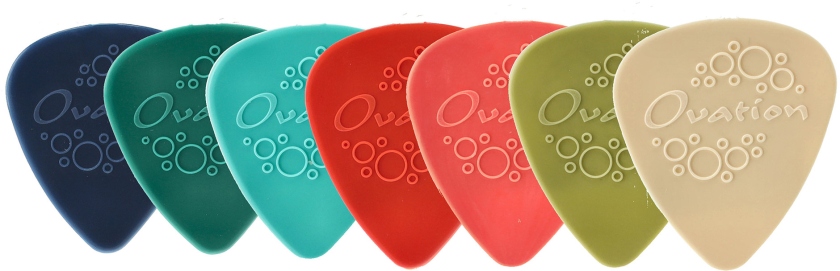 Ovation Diamond Picks Nylon Standard 351 Mix Set 7-pack