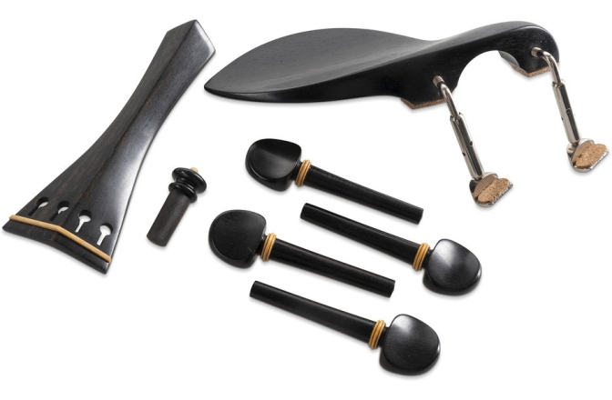 Set accesorii vioară Gewa Set accesori vioară Abanos, Bărbie model Guarneri