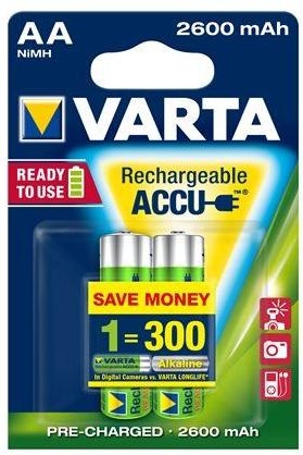 Varta 5716 Accu AA 2600 mAh - Set 2