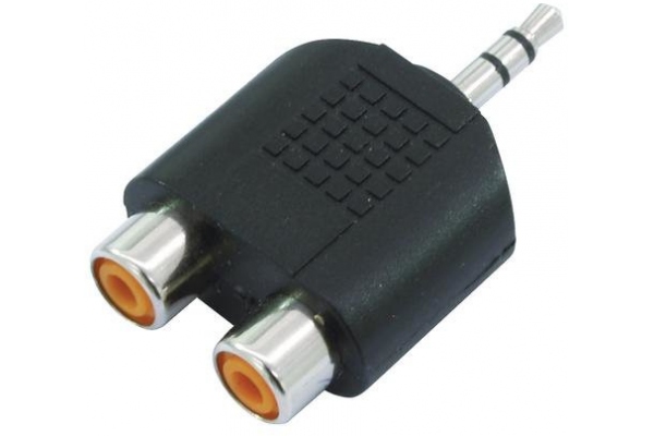 Adapter 2xRCA(F)/3.5 Jack stereo 10x