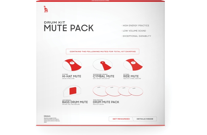 Set amortizoare tobe Evans SoundOff by EVANS Full Box Set Rock