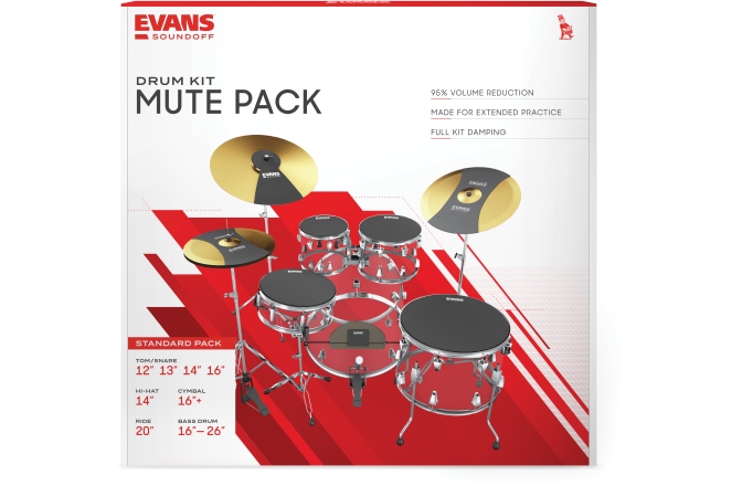 Set amortizoare tobe Evans SoundOff Full Box Set Standard