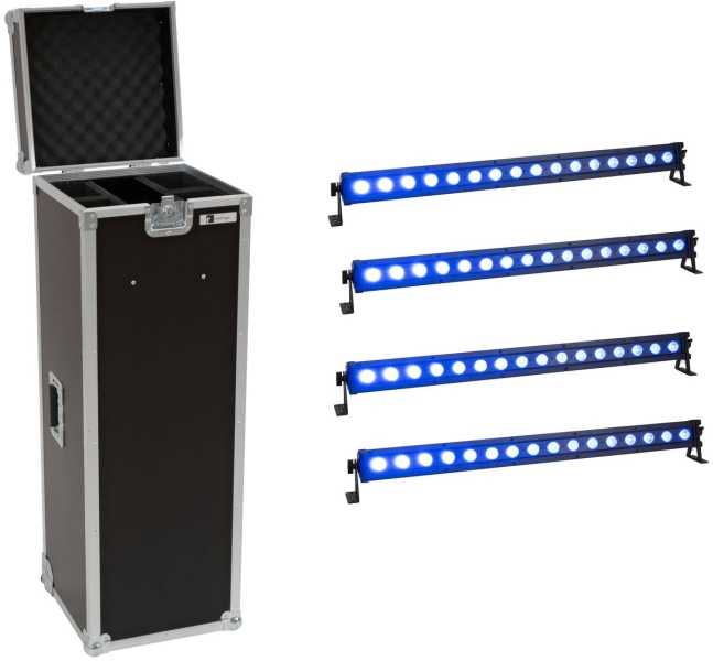 Eurolite Set 4x LED IP T-Bar 16 QCL Bar + Case