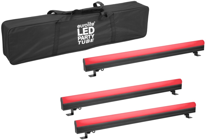 Eurolite Set 3x AKKU PT-100/32 Pixel DMX Tube + Soft-Bag