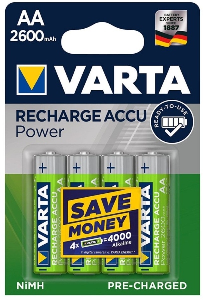 Varta 5716 Accu AA 2600 mAh - Set 4