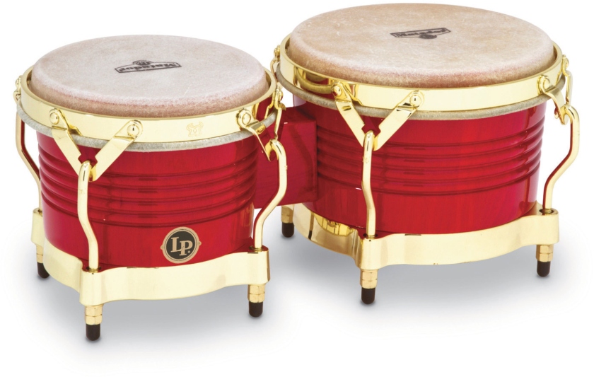 Latin Percussion Bongo Matador Wood Rosu
