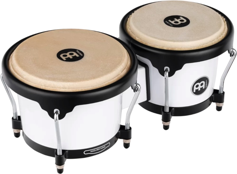 Meinl Molded ABS Bongo 6 1/2'' & 7 1/2'' - Bright White HB50WH