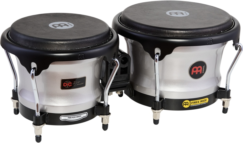 Meinl Percussion Artist Series Diego Camacho Signature 7'' & 8 1/2'' Bongo - Pearl Grey
