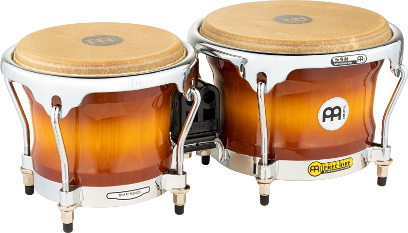 Meinl Professional Series Wood Bongo - Gold Amber Sunburst 7