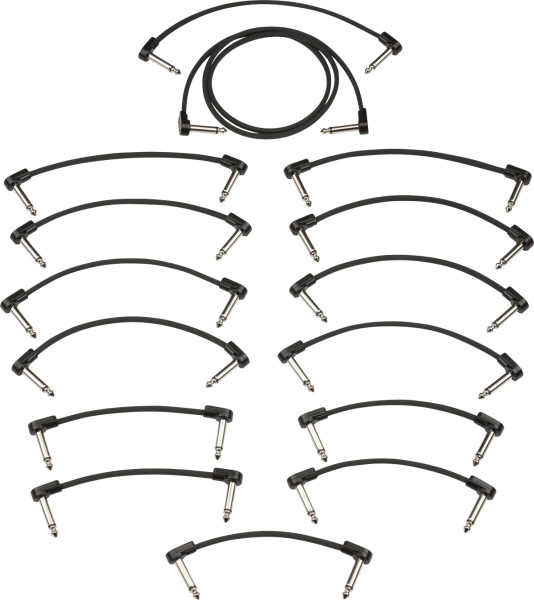 Fender Blockchain Patch Cable Kit Large Black