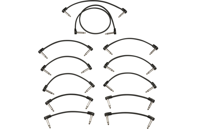 Set Cabluri Patch Fender Blockchain Patch Cable Kit Medium Black