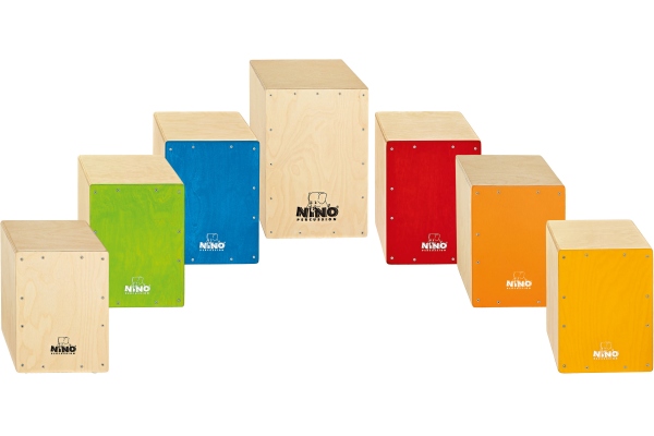 Cajon Group Rhythm Set - 7 Pcs. Cajon Group Rhythm Set - 7 Pcs.