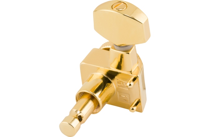 Set chei chitară electrică Fender Locking Stratocaster/Telecaster Staggered Tuning (Gold) 