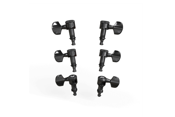 Daddario Auto-Trim Locking Tuning Machines 3 Per Side - Black