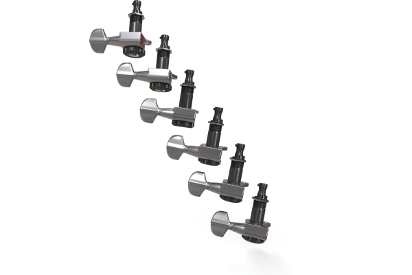 Auto-Trim Locking Tuning Machines 6 In-line - Chrome Auto-Trim Locking Tuning Machines 6 In-line - Chrome