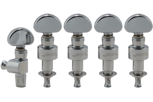 121C5 Geared Banjo Pegs Chrome